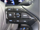 運転中でも手元で操作できます。