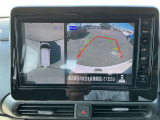 アラウンドビューモニター装備で、バックや縦列駐車の際に上から見た映像があなたをサポート!