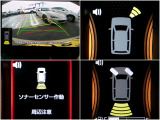 バックモニターに前後駐車センサー装備