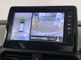 上から丸見えアラウンドビューモニター付きです。