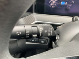 フロントの無段間けつ式ワイパースイッチレバーです。間けつ式のリヤワイパースイッチ付きです。