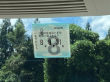 次回の車検日になります。こちらのステッカーをご確認ください。