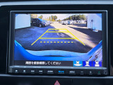 駐車時の安全確認をサポートするバックカメラも使用できます。