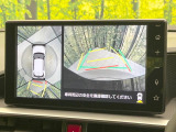 【パノラミックビューモニター】専用のカメラにより、上から見下ろしたような視点で360度クルマの周囲を確認することができます☆死角部分も確認しやすく、狭い場所での切り返しや駐車もスムーズに行えます。