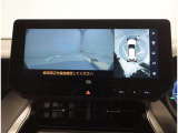 パノラミックビューモニター 車両上空より写したような画像をモニターに表示☆車庫入れや、幅寄せなどに大変便利な機能です♪
