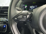 ステアリングスイッチ装備!運転しながら手元でオーディオの操作などができます。