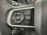【オーディオリモコンスイッチ】ステアリング左に装備!運転中、視線をそらさずに選曲・ボリューム調整が可能に!