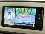 【パノラマモニター】専用のカメラにより、上から見下ろしたような視点で360度クルマの周囲を確認することができます☆死角部分も確認しやすく、狭い場所での切り返しや駐車もスムーズに行えます。