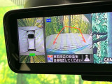 【アラウンドビューモニター】専用のカメラにより、上から見下ろしたような視点で360度クルマの周囲を確認することができます☆死角部分も確認しやすく、狭い場所での切り返しや駐車もスムーズに行えます。