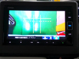 バックカメラの画像です。ガイドラインがスムースな車庫入れをサポートいたします。車庫入れの安心感がアップしますね。