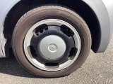 14インチスチールホイールタイヤサイズは155/65R14です。