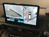 バックギアに入れるだけで自動でマルチビューカメラに切り替わります!車庫入れやバックが苦手な方にオススメ