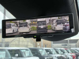 モニタータイプのスマートルームミラーです。お荷物満載の状態でも、後方の視界を確保できます。