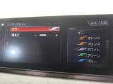 【アンビエイトライト】夜間においては特に上質で居心地のよい空間をつくりだすことができます。ドライブでお好みのカラーでお楽しみください♪