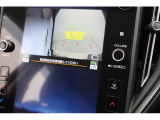バックカメラ&サイドビューモニター画像です。駐車目安のラインも表示され運転に不慣れな方も安心です