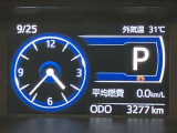 視認性の良いメ-タ-を採用しており、快適なドライブをサポ-トします♪