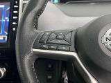便利なステアリングスイッチ付きです。手を放さずにオーディオの操作ができます。