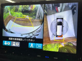 【マルチビューカメラシステム】専用のカメラにより、上から見下ろしたような視点で360度クルマの周囲を確認することができます☆死角部分も確認しやすく、狭い場所での切り返しや駐車もスムーズに行えます。