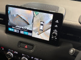 マルチビューカメラシステム搭載で駐車が苦手な方も全方向を確認しながらの駐車が可能です!カメラは選択可能でフロントだけサイドだけ等便利にご使用いただけます!