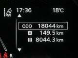 現在の走行距離です。