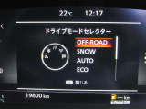 ドライブモードセレクター★シーンや好みに応じて、加速・減速力を選択。アクセルペダル操作による加速力と減速力の強さを切り替えできるドライブモードを搭載しています。