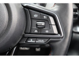 全車速クルーズコントロールの操作スイッチで、アイサイトと連動し前方車両に追従走行できます。