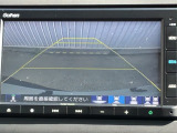 カラービジョンとガイド線で見やすい視点切替式のバックモニター。