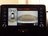 専用のカメラにより、上から見下ろしたような視点で360度クルマの周囲を確認することができます☆縦列駐車や幅寄せ時に活躍してくれます