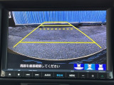 カラービジョンとガイド線で見やすい視点切替式のバックモニター。
