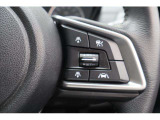 全車速クルーズコントロールの操作スイッチで、アイサイトと連動し前方車両に追従走行できます。