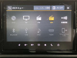 【9インチナビ】TV CD/DVD再生やBluetoothオーディオなど多彩なメディアに対応したメモリーナビを装備しています。