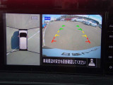 上からの視点で狭い駐車場への駐車などに役立つアラウンドビューモニターです♪