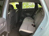 後席には左右にシートが並び、明るい色合いの座面が車内に穏やかな印象を添えています。窓から外の光が入る空間で、同乗される方の乗り降りや座った際の雰囲気も確かめやすいです。