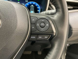 前方の車との車間を設定し、スピードを上げたり緩めたりを自動で行ってくれる追尾式の「レーダークルーズ」。上級装備の一つです!高級車にしかつかない嬉しい機能です。