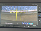 カラービジョンとガイド線で見やすい視点切替式のバックモニター。