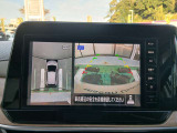 車を真上から画面で確認出来るアラウンドビューモニター♪画面を見ながら車庫入れが非常に楽になります!