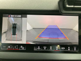 バックカメラと前後のバンパーセンサーで駐車時も安心です