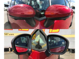 BSM(ブラインドスポットモニタリング)付き!車線変更の際、ドアミラーに映っていない斜め後方のクルマの存在に気が付かず・・・なんてことをサポートしてくれます!