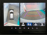 【全方位モニター】 4つのカメラで映像を映し出します。発進時、後退時も周囲の安全を確認し、サポートします^^