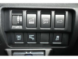 各種スイッチ。運転席から操作設定可能です。