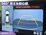 フロントモニター・サイドモニター・バックモニターを使用し、車を上から見たような映像で駐車が出来ます!