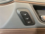 シートポジションを2パターン記憶させておくことも可能なので、ご家族で運転される場合などに便利です☆