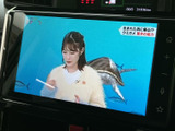 画面にはテレビ番組が表示され、停車中の休憩時間にも映像を楽しめます。見やすい大きさの画面で、待ち時間をゆったり過ごしたい方にも便利な装備です。
