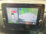 【アラウンドビューモニター】専用のカメラにより、上から見下ろしたような視点で360度クルマの周囲を確認することができます☆死角部分も確認しやすく、狭い場所での切り返しや駐車もスムーズに行えます。