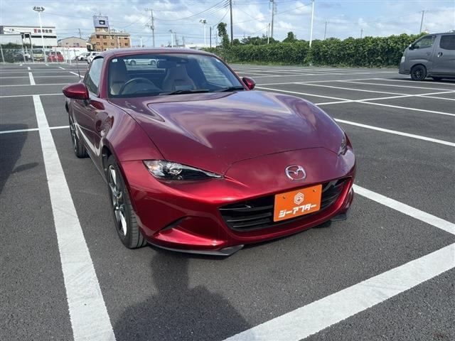 ロードスターRF 2.0 VS 禁煙車 6MT ベージュ革シート 純正ナビ