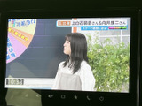 テレビ番組を画面で楽しめる装備を備えています。停車中の休憩時間にも映像を視聴でき、待ち時間を過ごす際に便利です。操作メニューも画面下部にまとまっています。