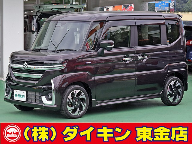 スペーシアカスタム ハイブリッド(HYBRID) XS 大画面ナビTV 全方位モニター