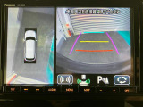 【全方位モニター】 4つのカメラで映像を映し出します。発進時、後退時も周囲の安全を確認し、サポートします^^