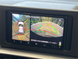 【パノラマモニター】専用のカメラにより、上から見下ろしたような視点で360度クルマの周囲を確認することができます☆死角部分も確認しやすく、狭い場所での切り返しや駐車もスムーズに行えます。