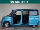 両側パワースライドドア付きだから、狭い駐車スペースなどでの 乗り降りラクラク!小さなお子さまのいるご家庭には嬉しい装備。